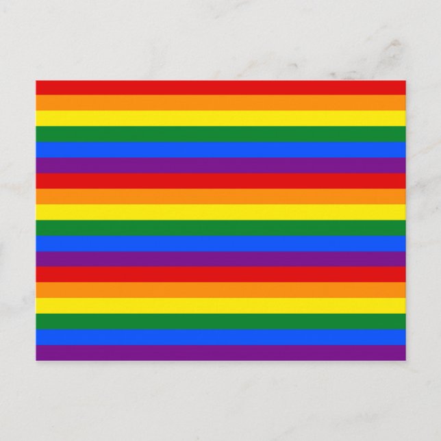 POSTAL COLORES DE LA BANDERA DE LLUVIA (Anverso)