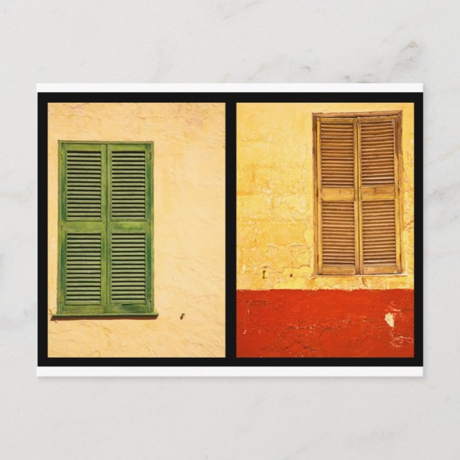 Postal Colores de Menorca (Anverso)