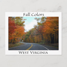 Postal Colores de otoño en Virginia Occidental