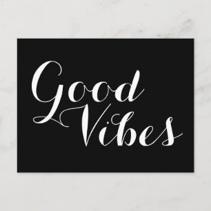 Postal Colores de personalizable Buenas Vibes Feliz Levan