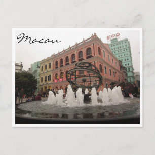 Postal colores de senado macao