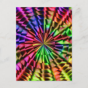 Postal Colores del arcoiris de la vida_