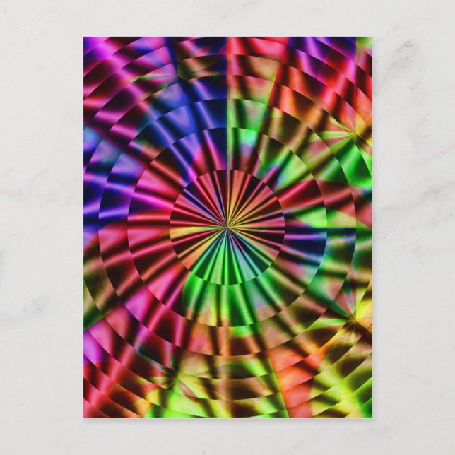 Postal Colores del arcoiris de la vida_ (Anverso)