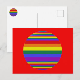 Postal Colores del Orgullo LGBT