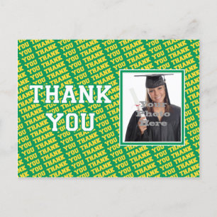 Postal Colores Escolares Gracias Postcard