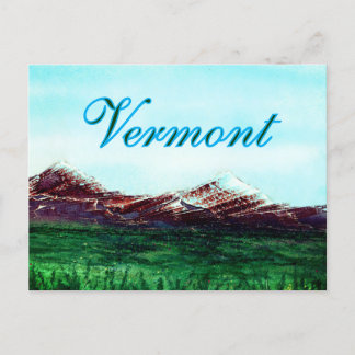 Postal Colores estatales de Vermont
