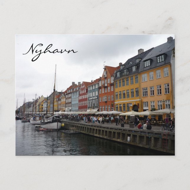 Postal colores nyhavn (Anverso)
