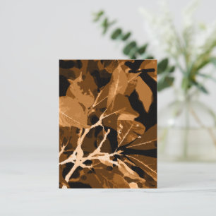 Postal Colores otoñales, hojas 6