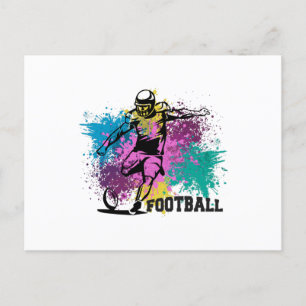 Postal Colores poco entusiastas del fútbol americano