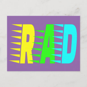 Postal Colores RAD Neon