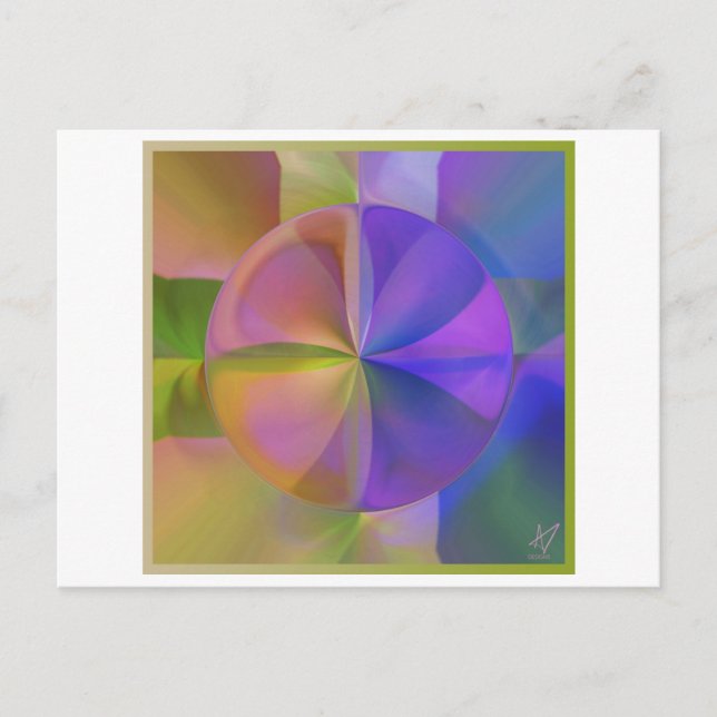 Postal Colores suaves (Anverso)