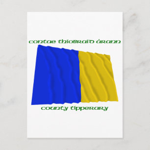 Postal Colores tipperarios del condado