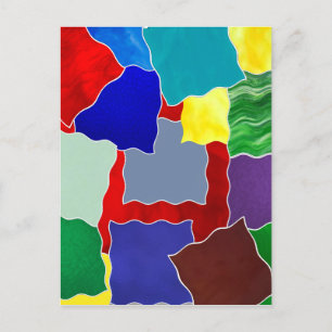 Postal Colores y relojes