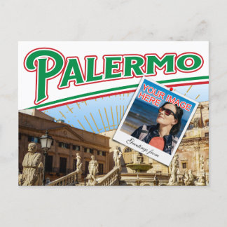 Postal Colorful Palermo Italy photo collage