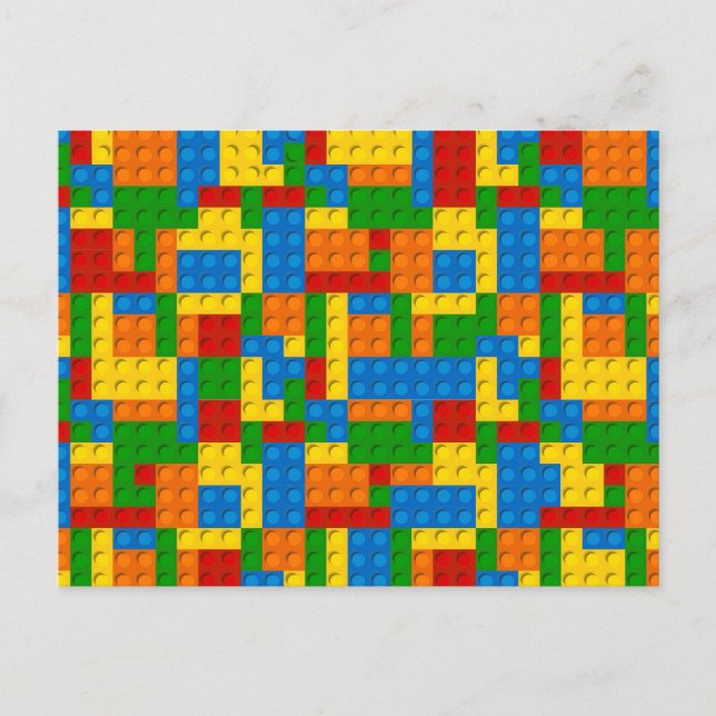 Postal colorful plastic blocks (Anverso)