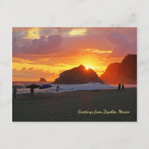 Postal Colorful Sunset (customizable)