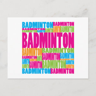 Postal Colorida Badminton