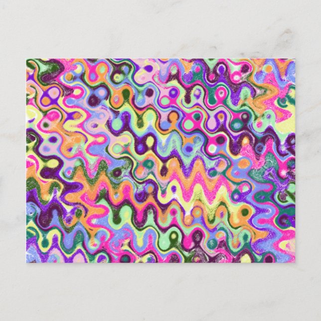 Postal colorida brillante (Anverso)