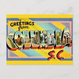 Postal Colorida Columbia SC Bienvenida