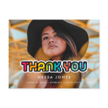 Colorida graduación retro 90 Gracias foto