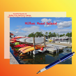 Postal Colorida Kayaks Shelter Cove Marina Hilton Head SC