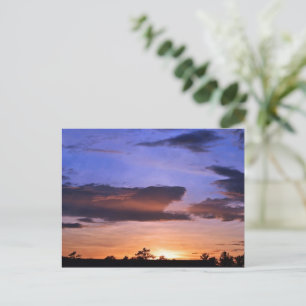 Postal Colorida puesta de sol por Shirley Taylor