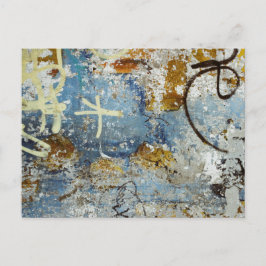 Postal Colorida textura de graffiti