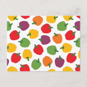 Postal Coloridas Bell Peppers