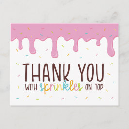 Postal Coloridas Rupas Donut Gracias