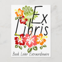 Colorido amante del libro de Hibiscus