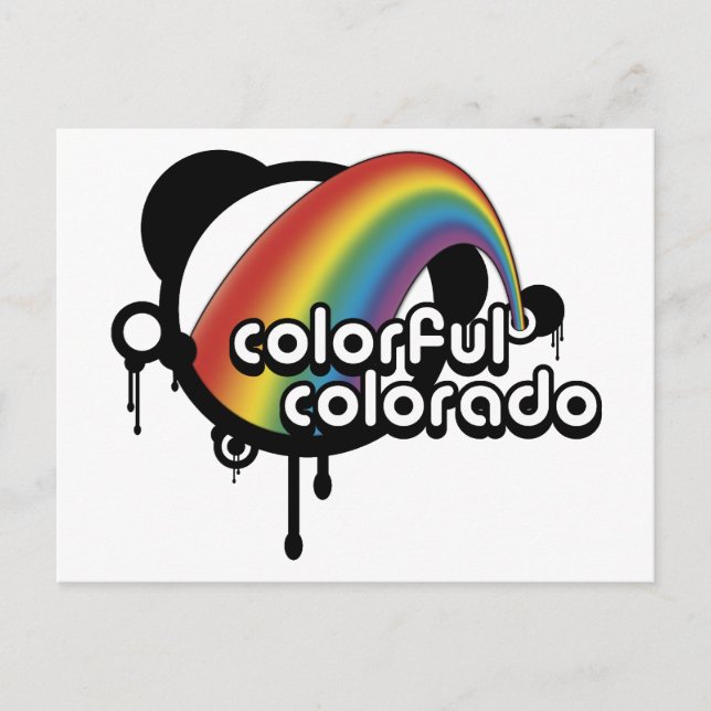 Postal colorido colorado. (Anverso)