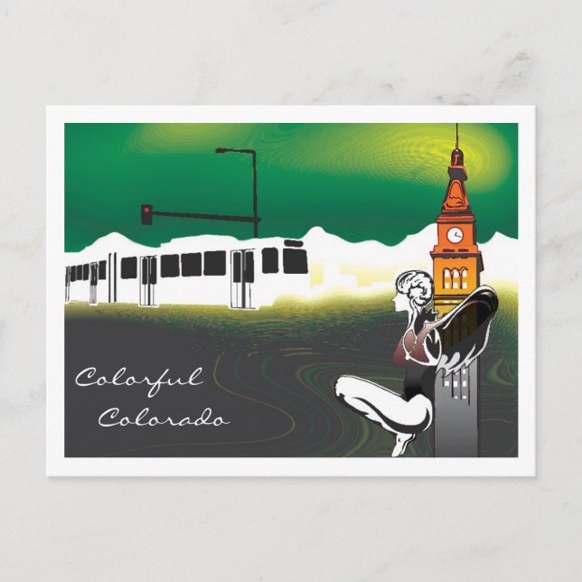 Postal colorido colorado. (Anverso)