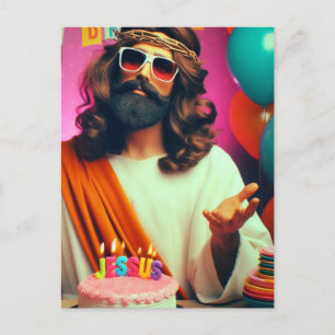 Postal Colorido Divertido Feliz Cumpleaños Jesús