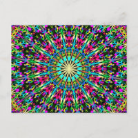 Colorido Kaleidoscope Floral Mandala
