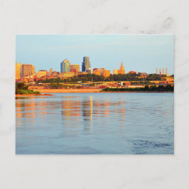 Postal Colorido Kaw Point en Kansas City, Missouri