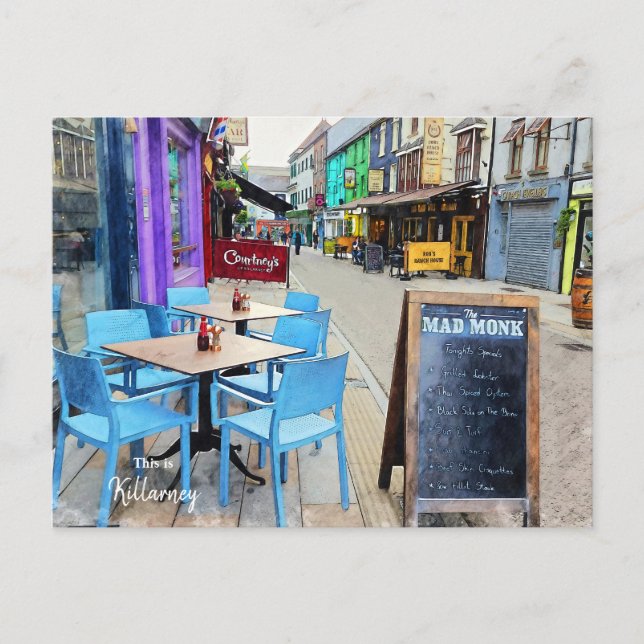 Postal Colorido Killarney-Irlanda (Anverso)