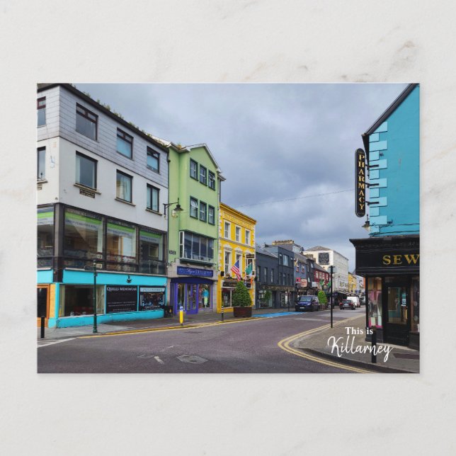 Postal Colorido Killarney- Irlanda (Anverso)