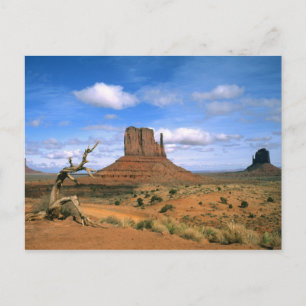 Postal Colorido Monument Valley en Utah EEUU