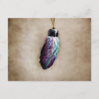 Colorido pie de conejo afortunado