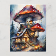 Colorido pueblo de hadas, Postcross