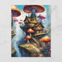 Colorido pueblo de hadas, Postcross