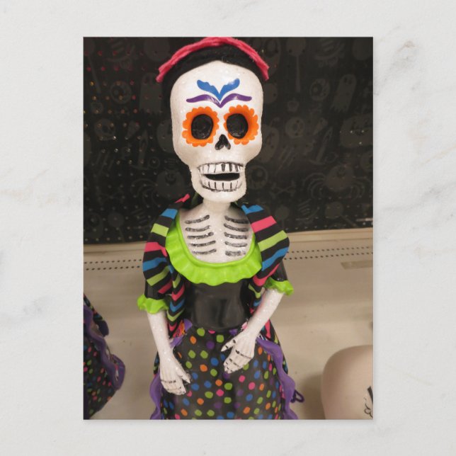 Postal Colorido Skeleton (Anverso)