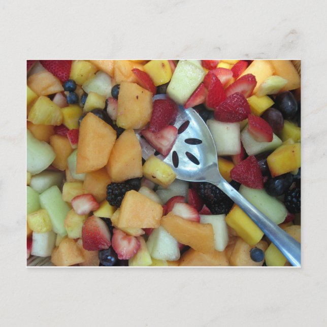 Postal Colorido surtido de frutas (Anverso)