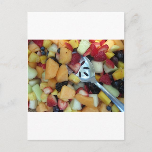 Postal Colorido surtido de frutas (Anverso)