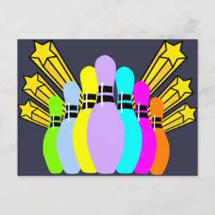 Postal Coloridos bolos
