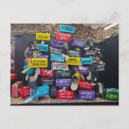 Postal Coloridos Buzones Inspiradores Compras Familiares