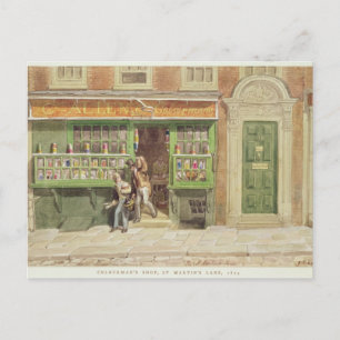 Postal Colorman's Shop, St Martin's Lane, 1829
