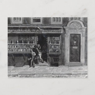 Postal Colorman's Shop, St. Martin's Lane, Londres, 1829
