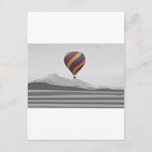 Postal Colorosos globos aerostáticos de Colorado y longit