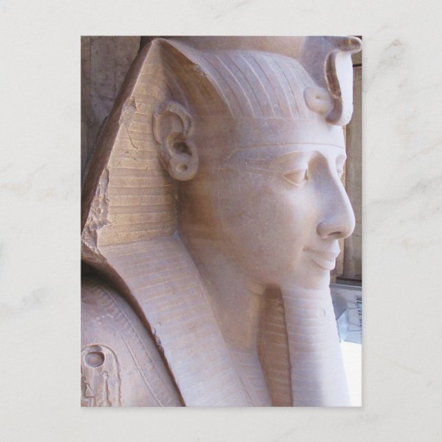 Postal Colosal estatua de Ramsés II en Memphis, Egipto (Anverso)